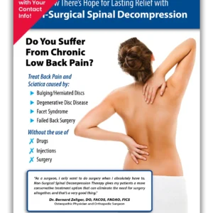In-Stock Generic Lumbar Only 4-page Brochure