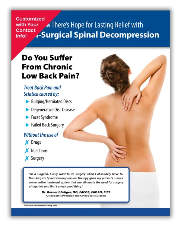 Custom Generic Lumbar Only 4-page Brochure
