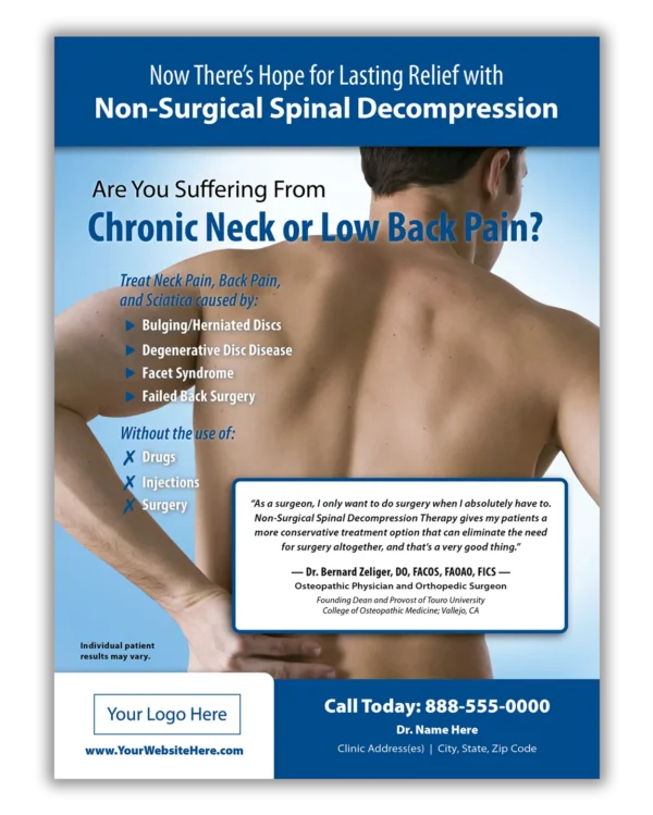 Generic Lumbar & Cervical 24-page Digital E-Booklet