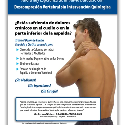 Custom Spanish Lumbar & Cervical 4-page Brochure