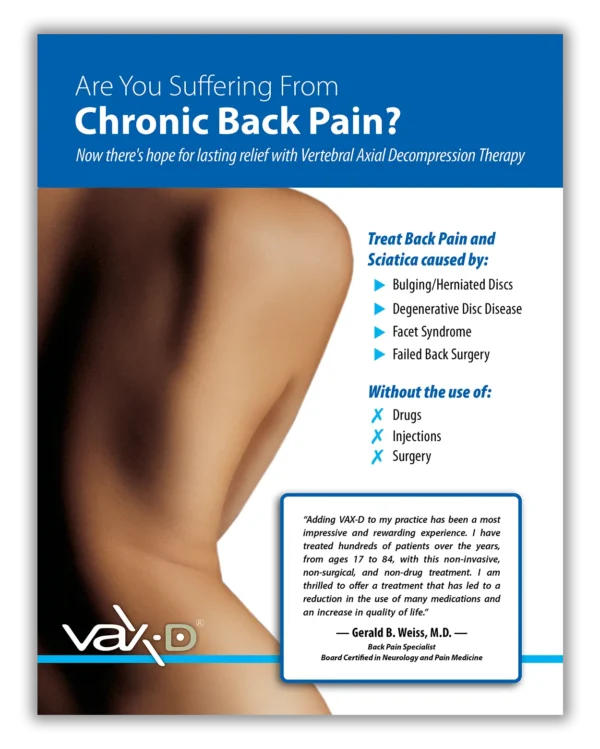 VAX-D Lumbar Only 24-page Digital E-Booklet