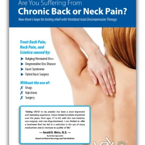 In-Stock VAX-D Lumbar & Cervical 4-page Brochure